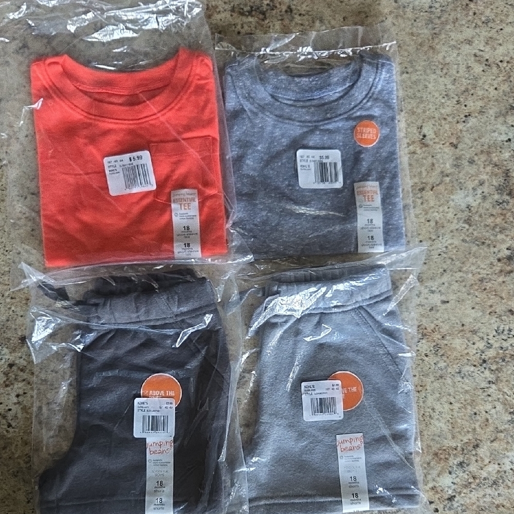 Jumping Beans Toddler Tees And Shorts